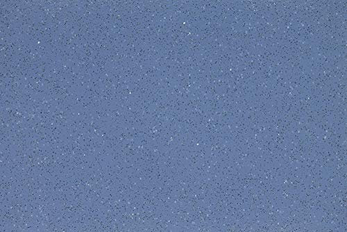 The Metal House Various Camper Van Sparkle Vinyl - Anti Slip Safety Flooring - Transporter Lino (Dusky Blue, 1m x 2m)