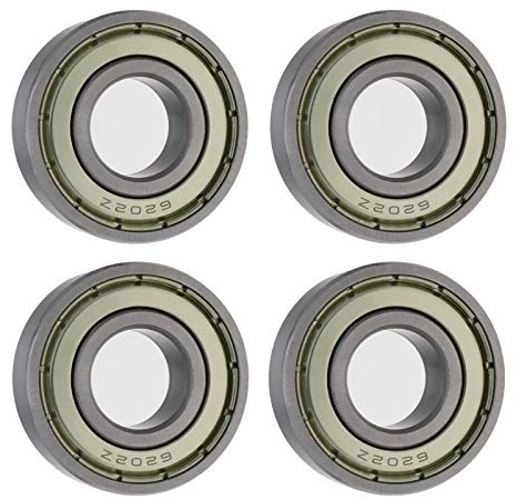 YINETTECH 4 Stück 6202ZZ 15x 35x11mm Rillenkugellager mit Doppelter Abschirmung Vorgeschmiert für Elektromotoren Elektromaschinen