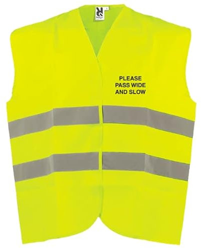 V Safety Unisex Verstellbare Warnweste Hohe Sichtbarkeit, gelb, XL/XXL