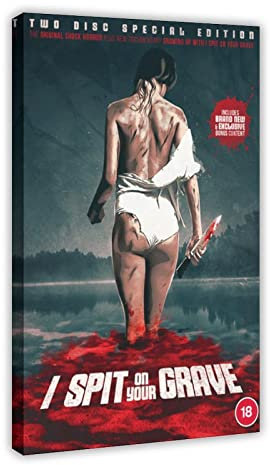 HDTS Classic Movie I Spit on Your Grave Canvas Poster Wall Art Decor Print Picture Paintings for Living Room Bedroom Decoration Frame: 24x36inch(60x90cm)