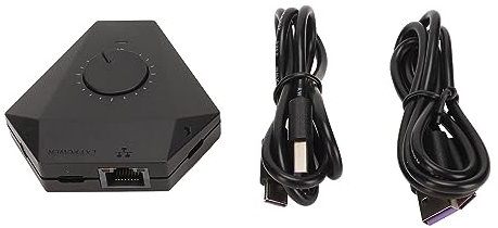 para Adaptador de Juego ABS Bluetooth 5,0 3,5mm USB Teclado Ratón Convertidor Guía para XIM, ReaSnow, Titan, Cronus