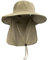 Kato Tirrinia Faltbarer Anglerhut Fischerhut mit Nackenschutz Herren Damen UV Schutz Hut, Safari Hut Gipfelfreund Sonnenhut Wanderhut Gärtenhut Tropenhut Sommerhut Outdoor Hüte Groß Herren Damen Olive