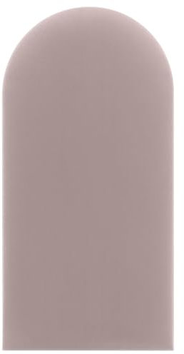 DecoNest Wandkissen, Wandpolsterung, Wanddekoration, ovales Bettkopfteil, 3D-gepolstertes Wandpaneel 30 x 60 cm Puderrosa