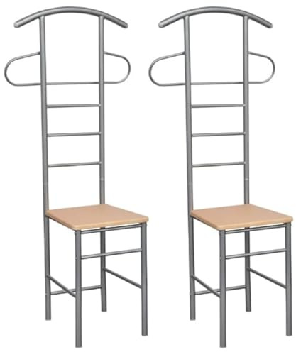 LHOONBB Dining for Mid Century Modern Dining Room Living Room Bedroom Kitchen & Lounge,Gentleman's Valet s 2 pcs Metal