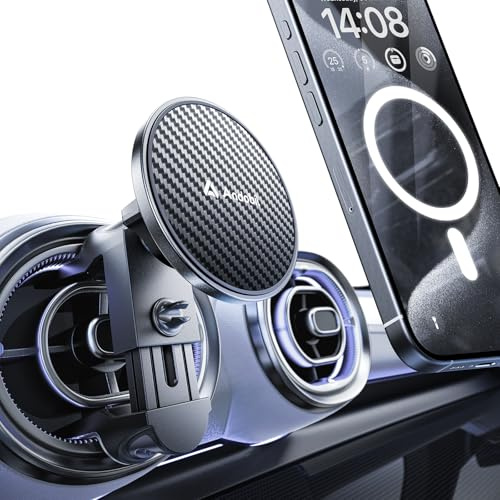 andobil Handyhalterung Auto für MagSafe Autohalterung Runde lüftung[20xN56 Stärkste Magnete]Magnet KFZ Handy Halterung für Mercede Benz A/B/C/E/S-Klasse/Sprinter/W206/ Audi zubehör für iPhone Samsung