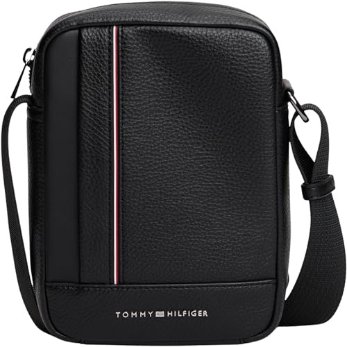 Tommy Hilfiger Th Central Mini Reporter Am0am13632 Crossover Homme Taille unique, Noir (noir), One Size