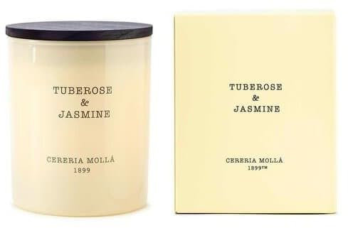 Cerería Mollá 1899 | Vela Tuberose & Jasmine 230 g | Vela Perfumada Artesanal | Fragancia Floral jazmín y azahar