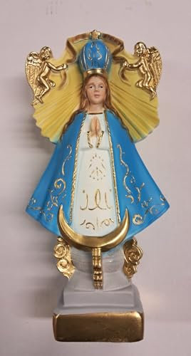 ArteSacraCaravaggio Statua di San Juan dos Lagos cm 30 (11,81 inches) in gesso decorata a mano di produzione artigianale italiana
