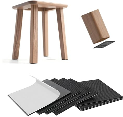 FURNITURE ANTI-SLIP PADS 8 PACKS 50mm - Silicone Floor Protectors for Hardwood & Tile, Anti-Collision & Noise Reduction Mats, Strong Adhesion & Scratch Guard for Sofas, Cabinets & Kitchen Countertops