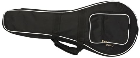 Mandolinentasche Schwarz aus Oxfordstoff mit Außentasche | Tragbar und Multifunktional, Stilvolles Design, Einzigartige Schöne Optik