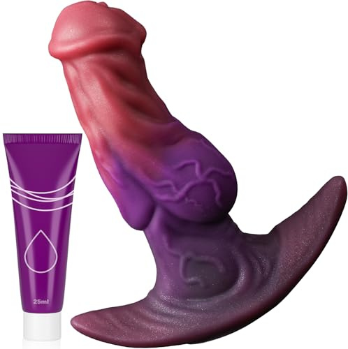 Wakelust 15 CM Analplug für Männer und Frauen, Flüssigsilikon Anal Butt Plug Monster Fantasy Analdildo Mit Sicherer T-förmiger Basis Prostata Stimulation Sexspielzeug Zur Diskreten Tragen geeignet