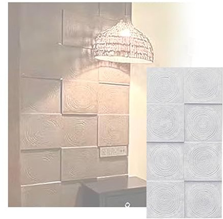 XLIHAWY 3D Artificial Faux Stone Wall Panels, PU Stone Veneer Accent Brick, Natural Brick Effect Texture Wall Panel for DIY Home Improvement(Gray,0.6x1.2m/23.6x47.2in/3pcs)