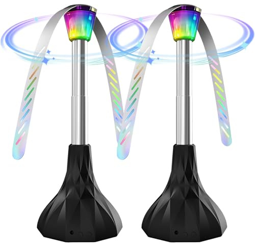 Ventilador Portátil Repelente de Moscas, Eléctrico Ventilador Repelente de Mosca, Uso de Mesa/Suspendido/Doblar/Silencioso Repelente Moscas para Exterior e Interior, Picnic, Barbacoa y Viajes (2 PCS)