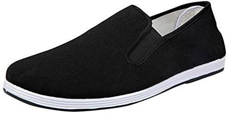 Generiska fritidsskor för män, tofflor, tygskor, slip-on, promenadskor, nötningsbeständiga vandringsskor, ventilerande utomhusskor, lätta joggingskor, mjuka halkfria sommarskor, lediga arbetsskor