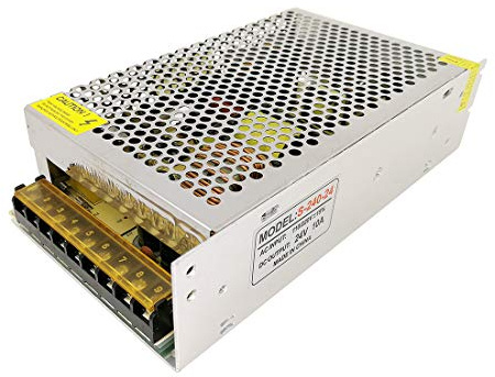 JOYLIT 24V 10A 240W Schaltnetzteil, AC 110V / 220V auf DC 24 Volt Konverter Transformator 10Amp Netzteil für LED Streifen Licht, Elektronische Geräte