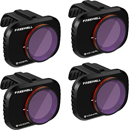 Freewell Bright Day - 4K Series - 4Pack Filters Kompatibel mit Mavic Mini/Mini 2/Mini SE/Mini 2 SE