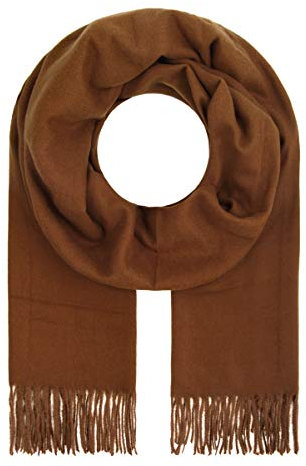 Majea Damenschal Winterschal Strickschal Damen Schal (880041) (braun 8)