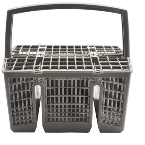 ZWEquipint Panier de rangement pour couverts de lave-vaisselle, compatible avec Bosch pour Constructa Series pour BSH 11018806 - Organiseur de cuisine de rechange gris