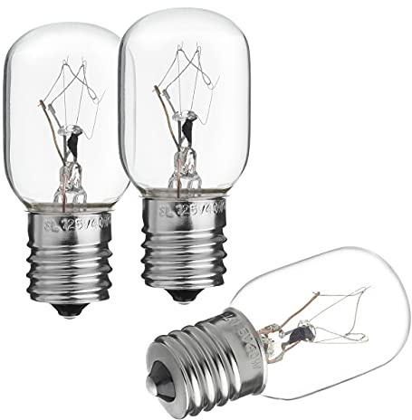 ANTOBLE 8206232A Microwave Light Bulb 120V 40W E17 Base for Whirlpool Maytag Microwave Oven 1890433 8206232 AP4512653 PS2376034-3 Pack