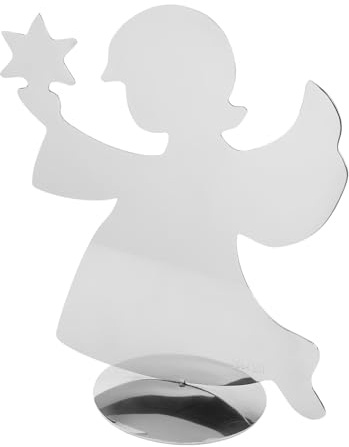 Fink Engel Deko-Figur aus Edelstahl 24 x 13 x 30 cm zum Aufstellen Weihachten & Advent