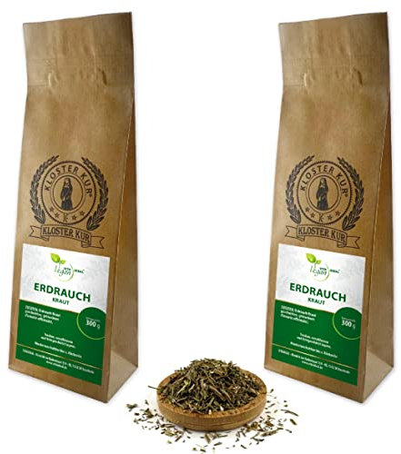 VITA IDEAL Vegan® ERDRAUCH - Kraut 2x 200g geschnitten & getrocknet - Fumaria officinalis - Erdrauchkraut - ERDRAUCHKRAUT Kräuter Tee & Aufguss, ohne Zusatzstoffe.