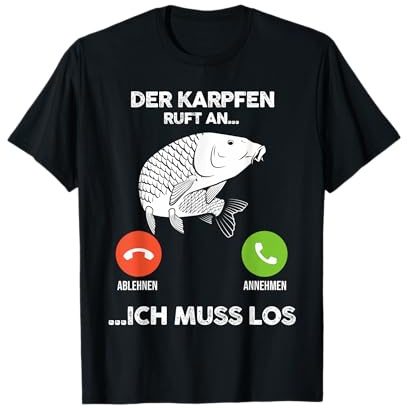 Angeln Karpfenangeln T-Shirt