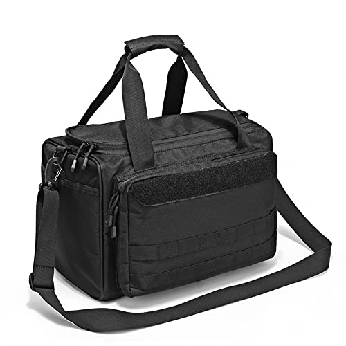 DONGKER Borsa da Tiro,Borsa per Poligono di Tiro da Caccia Borsa Sportiva per Pistole per Caccia O Tiro (Nero)