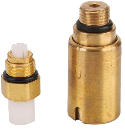 Valve de Ressort de Suspension d'air de Voiture, 2 Pièces Valve d'air Suspension Pression Résiduelle, Amortisseur en Métal Suspension Compatible avec 7L0616813 7L0 616 813 B