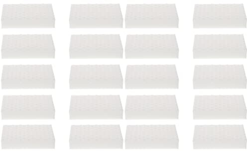 20 pcs High Density Sponge Block Cleaning Scrub Sponge Cellulose Scrub Sponge Window scrubbing pad car Cleaning Supplies Kitchen Cleaning White Scouring pad