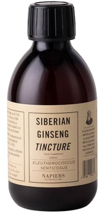 Napiers Siberian Ginseng Tincture (Eleutherococcus senticosus) - Herbal Supplement - 1:3 45% - 250 ML