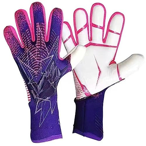 IFIKK Torwarthandschuhe Teenager Fußball Sport Torwarthandschuh Erwachsene Fußball Profi Schutzhandschuhe Verdickt Latexhandschuhe