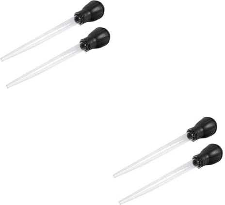 ABOOFAN 4pcs Aquarium Clean Pipette Tank Cleaning Tool Fish Tank Waste Remover Safe Tpr Material