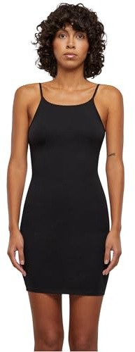 Urban Classics Ladies Stretch Jersey Bodycon Mujer Vestido Corto Negro S 95% algodón, 5% elastán