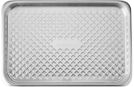 MasterClass Recycled Aluminium Sustainable Baking Tray, 40 x 27cm, Stackable, Warp Resistant, Superior Heat Distribution