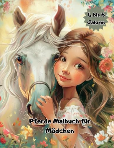 Pferde Malbuch für Mädchen: Entdecke deine Kreativität mit wunderschönen Pferdemotiven