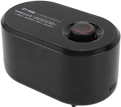 Aquarium-Luftpumpe, 7,87 X 4,53 X 4,33 Zoll, Extrem Leise, Leistungsstarke Aquarium-Luftpumpe, Einstellbarer Luftstrom für Aquarien, Effiziente 4400-mAh-Batterie, Leistungsstarke