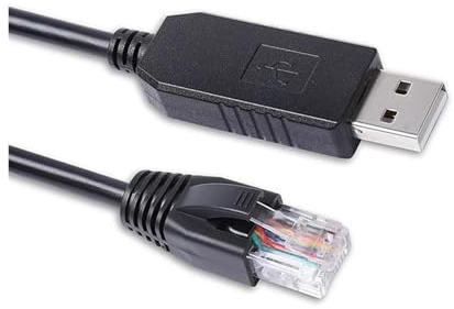 CP2102 USB RS232 to RJ45 8P8C cable for Po-Mr inverter RS232 serial PC communication and monitoring(1m)