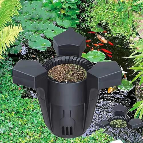 WQZzjm Automatischer Poolreiniger, schwimmender Skimmer, 2-in-1-Saugskimmer für Pools, Macht manuelles Abschöpfen des Pools mit Langer Stange überflüssig, für Fischteich, Schwimmbecken
