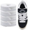 Shecret Cordones Gruesos para Adidas Campus 00s, Pack de 2 Pares, Cordones Planos Anchos de 15mm, Cordones de Reemplazo para Zapatillas - Blanco