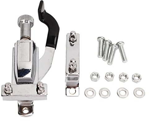 Silver Snare Drum Strainer, Exquisite Craftsmanship, Easy Installation, Snare Drum Regulator Kit, Musical Instrument Accessory, outstanding Fit for Most Guitars