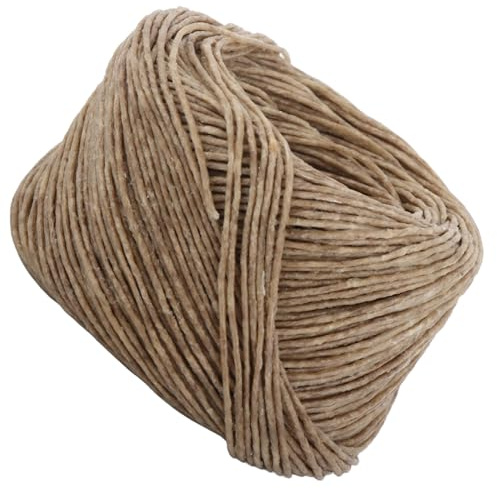DIY Fiber Wick Natural Beeswax Candle Wick: 200-foot Scented Candle Wick (Dark)
