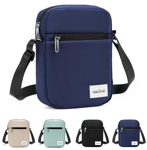 HALOVIE IHIKER3 Unisex Anti-Diebstahl Mini-Umhängetasche | Kleine Schultertasche, Crossbody & Messenger für Reisen, Flugreisen und Festivals