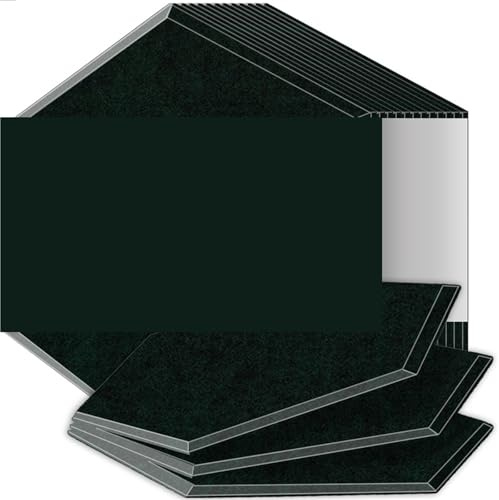 Hexagon Akustikplatten Schallschutzplatten mit hoher Dichte, flammhemmend, absorbieren Lärm und eliminieren Echos(39 Dark Green,6 Pcs,0.9cm Medium Density)