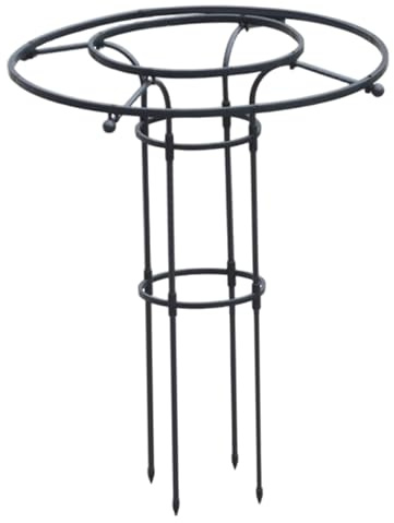 Lawnrden 35.4 Traliccio obelisco per Piante rampicanti Traliccio Rotondo per vasi di Rose da Esterno Rotondo per vasi Tralicci per Fiori in Metallo antiruggine per clematide Vite Gelsomino Support