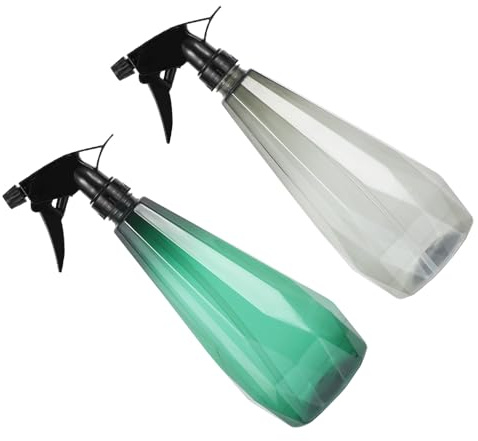 HAKIDZEL Lot de 2 Bouteilles Pulvérisatrices en Plastique 1l pour Arrosage Plante, Design Étanche, pour Jardinage et Nettoyage Maison