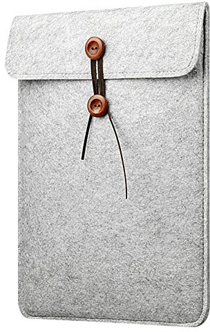 ZhuiKun 12 Pollici Custodia in Feltro Borsa per PC portatili Laptop/Notebook Computer/Chromebook/MacBook/MacBook Pro/MacBook Air/Ultrabook Computer Grigio