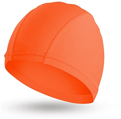 Bobury Unisex Polyester Cloth Fabric Bathing Cap Swimming Hats for Water Sports