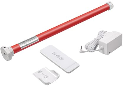 Rollerhouse Battery Powered Electric Shade Motor Blinds Tubular Motor Kits Compatible with OD 1-1/4（32mm Roller Blind Tube,Mounting Bracket Sold Separately