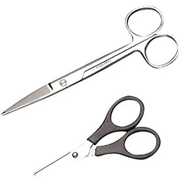 Holthaus Medical Verbandsschere Verband Pflasterschere Rettungsschere, gerade, rostfrei, 9 cm