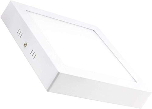 ONSSI LED Plafoniera da soffitto LED 20W 2000 lm Bianco Neutro 4000k-4500k quadrato superficie pannello LED illuminazione per soggiorno, sala da pranzo, camera da letto, ufficio, negozio commerciale